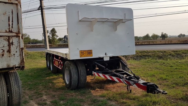 ขาย ลูกพ่วงพื้นเรียบสามเพลา ปี 50 อู่ซีทีทรัค ยาว 6.80 เมตร สภาพร้อมใช้งาน เอกสารพร้อมโอน สนใจติดต่อเรา ดำสุโขทัย โทร 089-7087998,081-7855503 หรือเยี่ยมชมเว็ปไซได้ที่ www.dum-sukhothai.com เรายินดีให้บริการขาย ลูกพ่วงพื้นเรียบสามเพลา ปี 50 อู่ซีทีทรัค ยาว