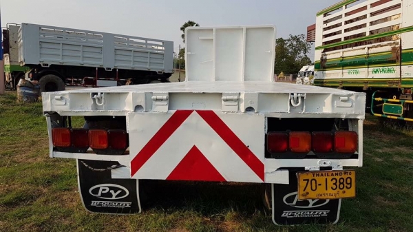 ขาย ลูกพ่วงพื้นเรียบสามเพลา ปี 50 อู่ซีทีทรัค ยาว 6.80 เมตร สภาพร้อมใช้งาน เอกสารพร้อมโอน สนใจติดต่อเรา ดำสุโขทัย โทร 089-7087998,081-7855503 หรือเยี่ยมชมเว็ปไซได้ที่ www.dum-sukhothai.com เรายินดีให้บริการขาย ลูกพ่วงพื้นเรียบสามเพลา ปี 50 อู่ซีทีทรัค ยาว