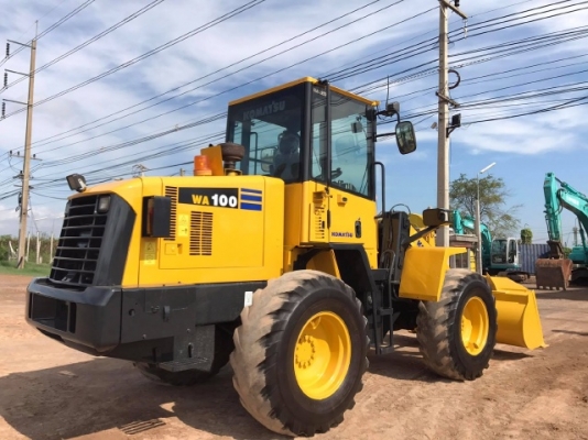 ขายรถตักล้อยาง KOMATSU WA100-5 รถนอกนำเข้าเองจากญี่ปุ่น สภาพสวยพร้อมใช้ มีVDOการทำงานครับ ขายรถตักล้อยาง KOMATSU WA100-5 รถนอกนำเข้าเองจากญี่ปุ่น สภาพสวยพร้อมใช้ มีVDOการทำงานครับ