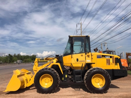 ขายรถตักล้อยาง KOMATSU WA100-5 รถนอกนำเข้าเองจากญี่ปุ่น สภาพสวยพร้อมใช้ มีVDOการทำงานครับ ขายรถตักล้อยาง KOMATSU WA100-5 รถนอกนำเข้าเองจากญี่ปุ่น สภาพสวยพร้อมใช้ มีVDOการทำงานครับ