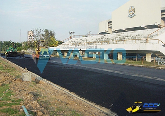 รับเหมาปูยางมะตอย ราคามิตรภาพ เจ้าของแพล้นท์รับงานเอง