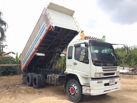 Isuzu 270 แรง ยูโรทู ปี 51 กระบะดัมพ์มิเนียม มีระบบลากพ่วง Isuzu 270 แรง ยูโรทู ปี 51 กระบะดัมพ์มิเนียม มีระบบลากพ่วง
