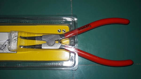 ขายคีมถ่างแหวนสปริง7" STANLEY MADE IN USA.ใหม่เก่าเก็บสวยงาม