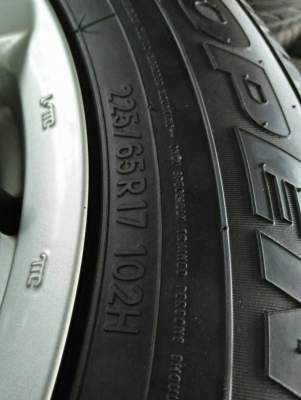 225/65R17 TOYO H/T OPEN COUNTRY  ใหม่ๆ สวย นิ่ม ดอกหนา ชุด 4 ล้อ tel. 081-427-3941