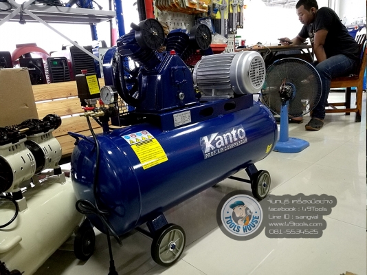 ปั๊มลมสายพาน 100 ลิตร 3HP  12,000 บาท  ส่งฟรี
