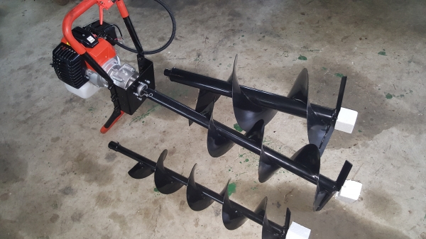 เครื่องเจาะดิน มีตัวเจาะให้ 3 ขนาด ขนาด 150mm 200 mm 300 mm เครื่องเจาะดิน มีตัวเจาะให้ 3 ขนาด ขนาด 150mm 200 mm 300 mm