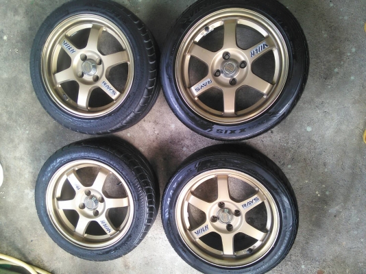 แม็กขอบ 15 พร้อมยาง 195 50 R15 แม็กขอบ 15 พร้อมยาง 195 50 R15
