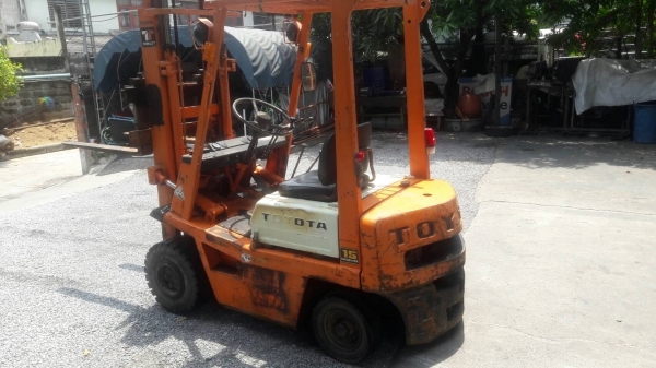 ขาย ฟอร์คลิฟท์ TOYOTA 4FGL15 เก่าญี่ปุ่น รับน้ำหนักได้ 1.5 ตันยกสูงได้ 3 เมตร เครื่องยนต์เบนซิล ราคา 95,000 ขาย ฟอร์คลิฟท์ TOYOTA 4FGL15 เก่าญี่ปุ่น รับน้ำหนักได้ 1.5 ตันยกสูงได้ 3 เมตร เครื่องยนต์เบนซิล ราคา 95,000