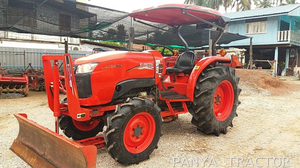 รถเข้าใหม่#ปัญญาแทรคเตอร์..จัดมาให้ครับ ด่วน 475,000 บาท.คูโบต้าL4708SP ทำงาน451ชม.พร้อม ผานพรวน6&times;24CMT สีเดิมๆ สภาพเดิมๆ พร้อมใช้ เล่มทะเบียนพร้อม จัดส่ง อ.เมือง จ.กำแพงเพชร