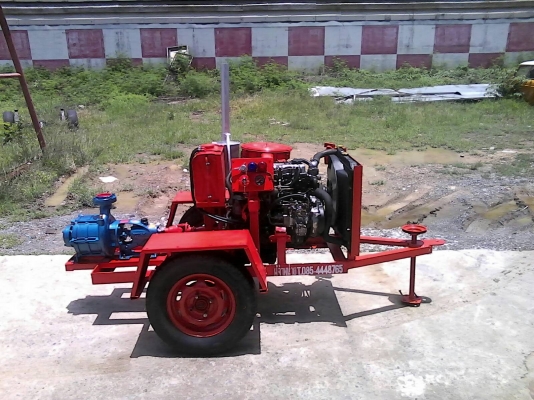 ปั้มน้ำแรงดันสูงใช้เครื่องISUZUดีเซลส่งน้ำระยะไกล1000-2400 เมตรปั๊มน้ำ3ใบพัด(ของใหม่)
