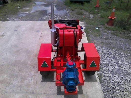 ปั้มน้ำแรงดันสูงใช้เครื่องISUZUดีเซลส่งน้ำระยะไกล1000-2400 เมตรปั๊มน้ำ3ใบพัด(ของใหม่)