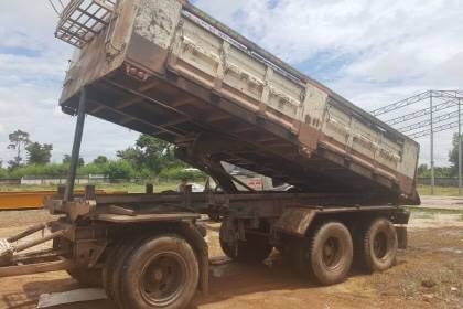 ขาย 1,525,000 บาท รถพ่วงดั้มแม่-ลูก HINO MEGA 260 จดทะเบียนปี 49 เครื่องเดิม JO8C 260 แรงม้า เกียร์เ