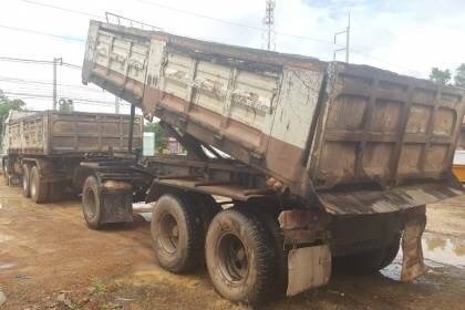ขาย 1,525,000 บาท รถพ่วงดั้มแม่-ลูก HINO MEGA 260 จดทะเบียนปี 49 เครื่องเดิม JO8C 260 แรงม้า เกียร์เ ขาย 1,525,000 บาท รถพ่วงดั้มแม่-ลูก HINO MEGA 260 จดทะเบียนปี 49 เครื่องเดิม JO8C 260 แรงม้า เกียร์เ