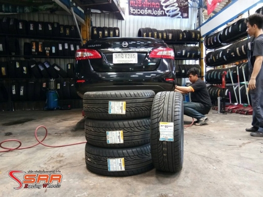 ยาง DUNLOP SP 01 205/55R16 ปี15 เส้นละ 2,000 บาท