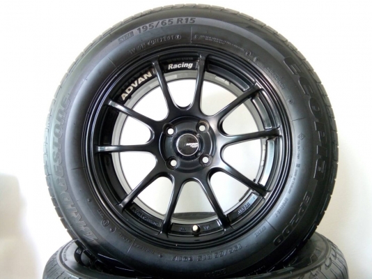 แม็กแอ็ดแวน เรซซิ่ง ขอบ15 พร้อมยางบริดสโตน อีโคเปีย 195/65R15