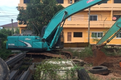 ขาย!! &gt;&gt;&gt; Kobelco Sk200 Mark8 Yn12 Super บูมยาว 16 เมตร &lt;&lt;&lt; เบอร์ติดต่อ 098-715578