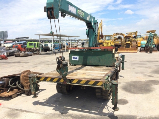 รถบรรทุกตีนตะขาบ Yanmar C25R ติดเครน Unic 220 (2 ตัน) นำเข้าจากญี่ปุ่น สภาพสวยครับ