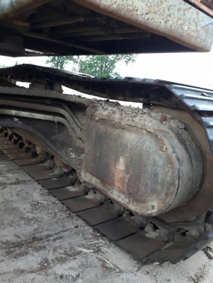 ขายแบ็คโฮรพร้อมหัวคีบ komatsu pc100-2