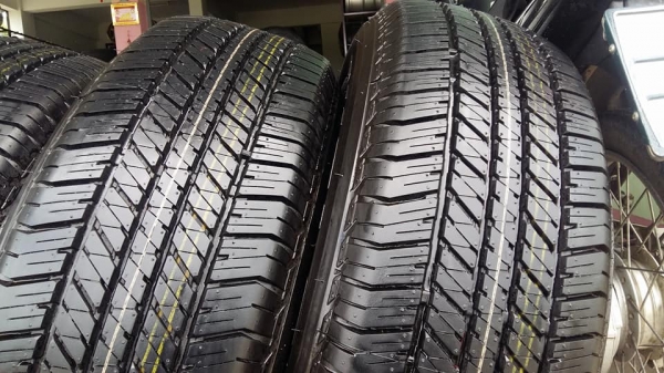ขายยางป้ายแดง bridgestone dueler h/t 684ll 265/65r17 ผลิตสัปดาห์ที่8 ปี17
