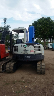 ขายรถขุด ยี่ห้อMITSUBISHI MM55SR เครื่อง K4N คอลโทรลสั้น ปั้มนิ้ว แทรคยาง เก่าจากนอก ยังไม่เคยใช้งาน