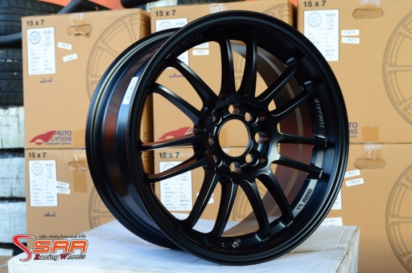 RE30 Autooptions ขอบ15 สีดำด้าน วงละ 2,500 บาท