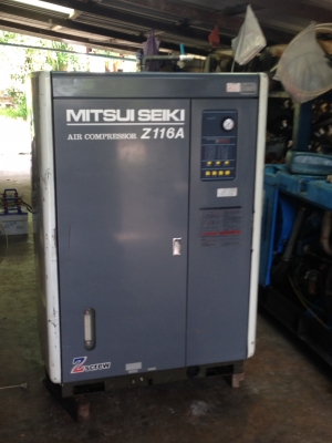 ปั๊มลมมือสองเก่าญี่ปุ่น15แรงมีเครื่องทำลมแห้งในตัว