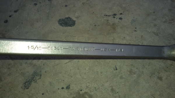 ประแจแหวนข้าง FAIRMOUNT U.S.A.รุ่นเก่า