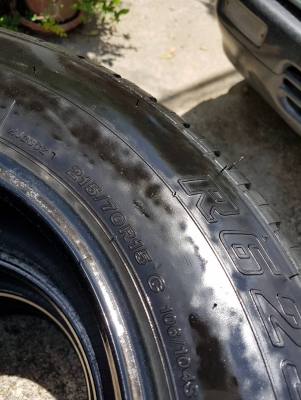 ยางบิสโตน 215/70/15 ปี16