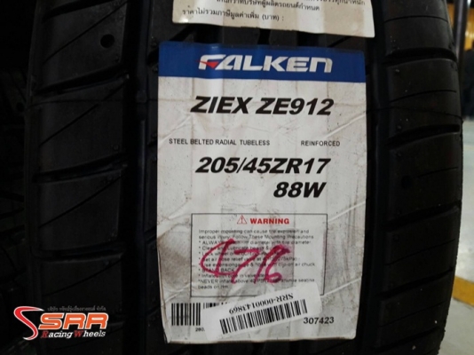 FALKEN ZE912 205/45R17 ปี16 เส้นละ 2,500 บาท FALKEN ZE912 205/45R17 ปี16 เส้นละ 2,500 บาท