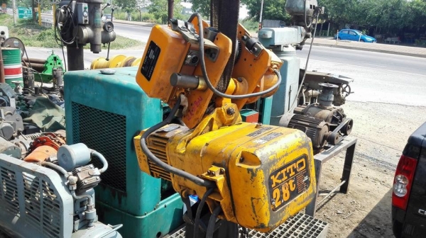 ** Sold ** รอกโซ่ไฟฟ้าญี่ปุ่น KITO 2.8 t 4 ทิศทาง โซ่ยาว 15 m ไฟ 380V ตัววิ่งด้านบนของใหม่ ลงตู้พร้อ ** Sold ** รอกโซ่ไฟฟ้าญี่ปุ่น KITO 2.8 t 4 ทิศทาง โซ่ยาว 15 m ไฟ 380V ตัววิ่งด้านบนของใหม่ ลงตู้พร้อ