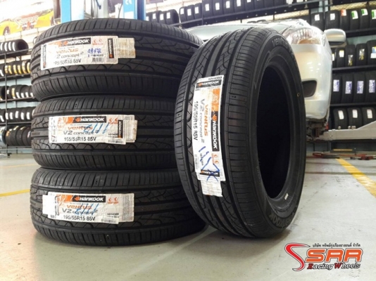 HANKOOK V2-CONCEPT2 195/55R15 ปี17 เส้นละ 1,900 บาท