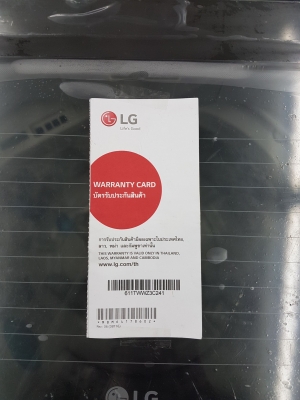 เครื่องซักผ้า อัตโนมัติ ฝาบน LG 10 กิโล รุ่น WF-T1056TD สีเทา สภาพของใหม่ มีใบรับประกัน ผลิต 11-2559