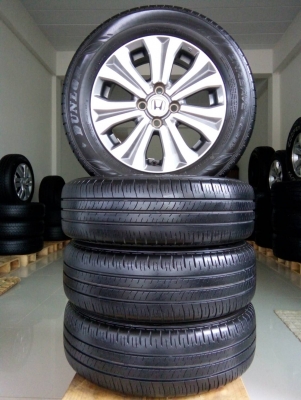 ล้อแม็กฟรีด ขอบ15 4รู100 พร้อมยางดันล็อป EC300+ 185/65R15 ปี15 ล้อแม็กฟรีด ขอบ15 4รู100 พร้อมยางดันล็อป EC300+ 185/65R15 ปี15