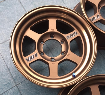 ล้อRays TE37xแท้ Made in Japan 16x8 ออฟ0สภาพสวย สีBRปีเก่า สีเดิมๆญี่ปุ่นทุกวง