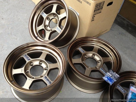 ล้อRays TE37xแท้ Made in Japan 16x8 ออฟ0สภาพสวย สีBRปีเก่า สีเดิมๆญี่ปุ่นทุกวง