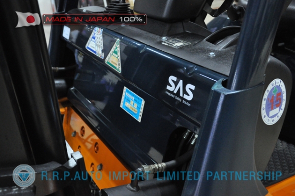 ขายรถโฟล์คลิฟท์มือสอง TOYOTA รุ่น TOYOTA รุ่น 7FD30-18007 นำเข้าจากประเทศญี่ปุ่น 100\% ไม่เคยใช้งานในไทย