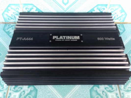 แอมป์4chคลาสเอบี PLATINUM มือสองสภาพสวยเดิมๆ ใช้งานปกติ เสียงดีมาก ขับกลางแหลมอย่างละ4-6ดอกได้ ขาย 1750 บาท สนใจ0892425454 อยู่สระบุรีส่งได้