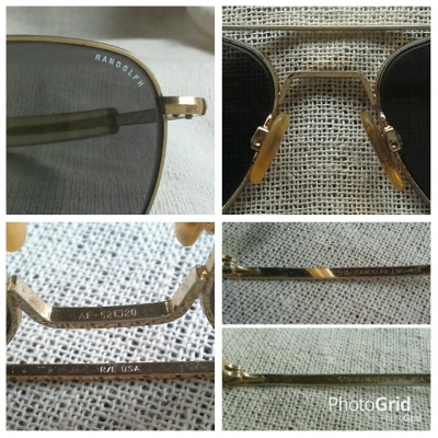 แว่นตาอเมริกันเสืออากาศ ยุค &#039;70s  Original RANDOLPH handmade in USA  ตัวแท้!  จริงใจ - ไม่จิงโจ้!