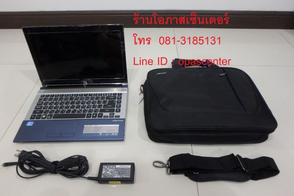 ลดราคา-โน๊ตบุ๊ค Acer Aspire 4830 Core i3-2350U Ram 2G HDD 500GB ที่ชาร์ท กระเป๋า แบตเสื่อม