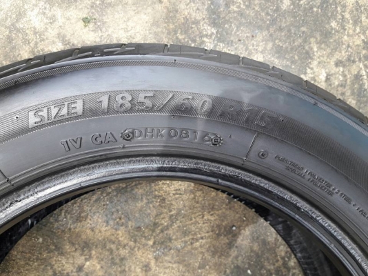 ยางBRIDGESTONE รุ่น Ecopia EP200 .185 60R15 ปี2016 สภาพสวยมากๆไร้ที่ติ ดอกเต็มๆคุ้มสุดๆใช้อีกยาวๆไม่แพง