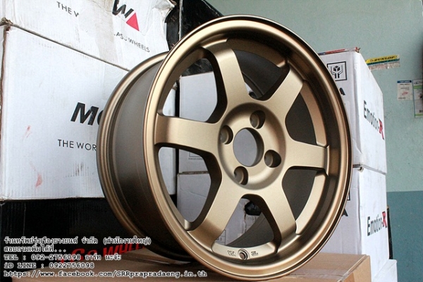 TE37 Autooptions ขอบ15 ET+28 วงละ 2,500 บาท TE37 Autooptions ขอบ15 ET+28 วงละ 2,500 บาท