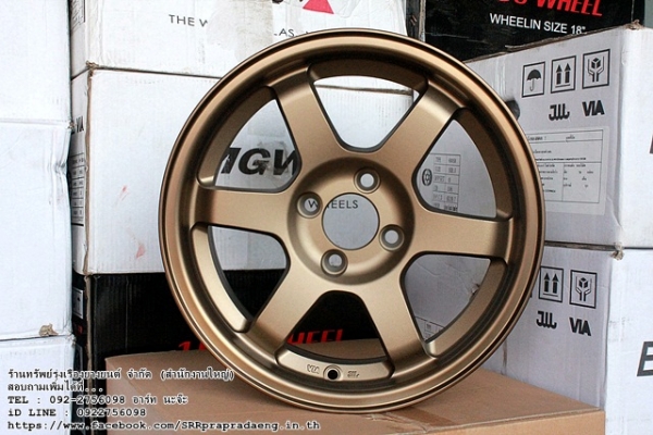 TE37 Autooptions ขอบ15 ET+28 วงละ 2,500 บาท TE37 Autooptions ขอบ15 ET+28 วงละ 2,500 บาท