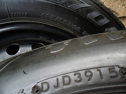 ยาง14 ไฟร์สโตน185-65-14ลงพื้นปี16 ดอกหนา8มิล ล้อละ850