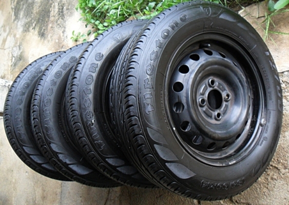 ยาง14 ไฟร์สโตน185-65-14ลงพื้นปี16 ดอกหนา8มิล ล้อละ850