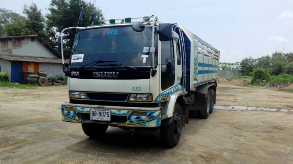 รถพ่วง Isuzu 240 ตัว K วางเครื่อง 270 แรง (ยังไม่ลงเล่ม) ปี 36 หัวเดกก้า ดัมพ์มิเนียม ลูก 3 เพลาแท้