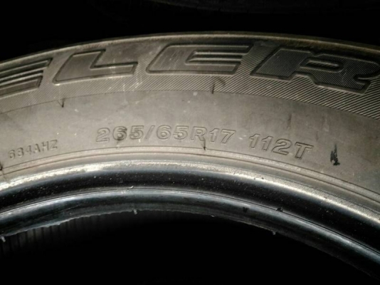 ขายยาง บริสโตน 265 x 65 x 17 ปลายปี 12  2900