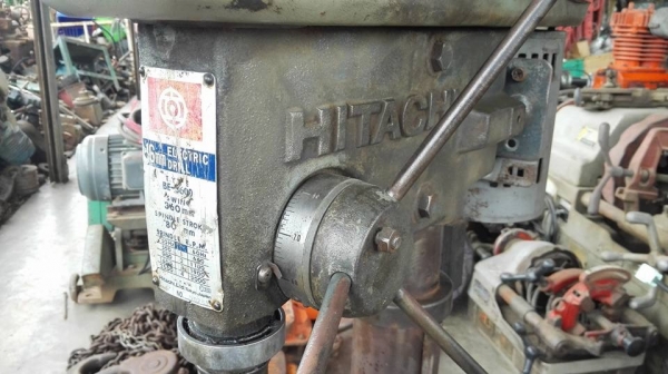 ** SOLD ** เหลือ 1 ตัว ** สว่านแท่นญี่ปุ่น Kira / Hitachi 16 mm ไฟบ้าน 220V ลงตู้ญี่ปุ่นพร้อมใช้งาน