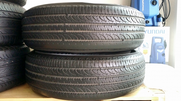 ล้อกระทะขอบ16 6รู139.7 พร้อมยางโยโกฮาม่า 215/70R16 ปี15 จำนวนสองล้อ