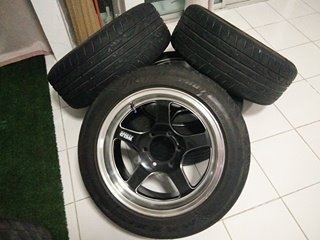 เวลขอบ17&quot; กว้าง8.5ทั้งสี่ลูก