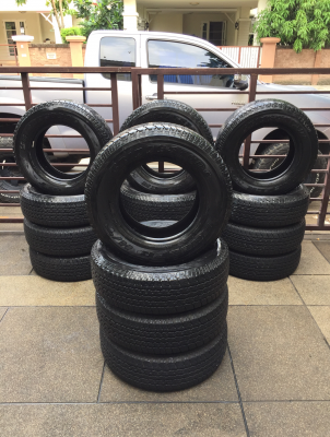 ยาง Bridgestone 245 70 16 ปลายปี16 มี4ชุด ดอกเต็ม เนื้อนิ่มๆ ใช้ยาว ราคาไม่แพง